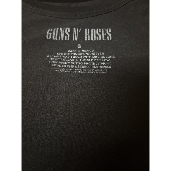 Guns N Roses Men’s Black Shirt Size Small - Picture 3 of 6